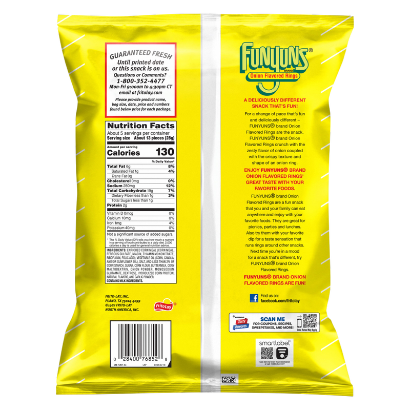 Funyuns Onion Flavored Rings 5.25oz