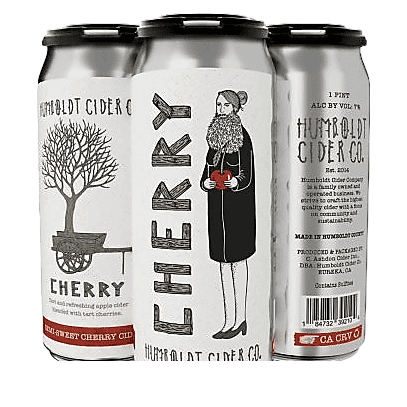 Humboldt Cider Cherry 4pk 16oz Can