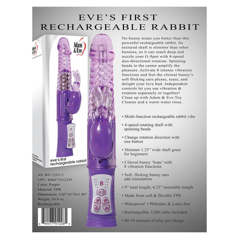 Adam & Eve Eve's First Rechargeable Rabbit