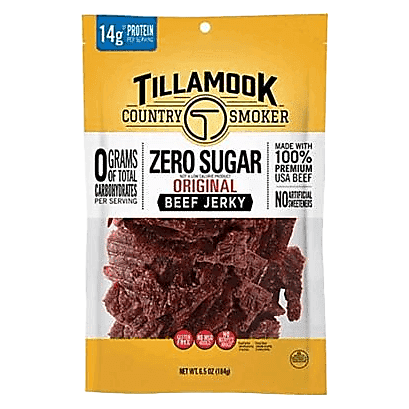 Tillamook Original Beef Jerky Zero Sugar 6.5oz