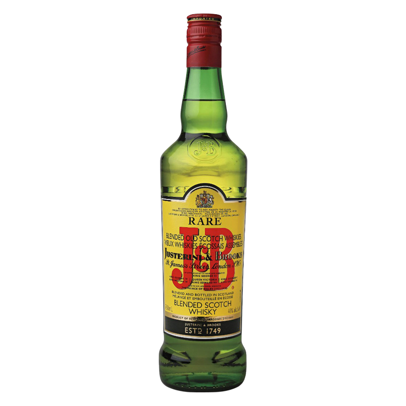 J&B Blended Scotch Whiskey 750ml (80 Proof)