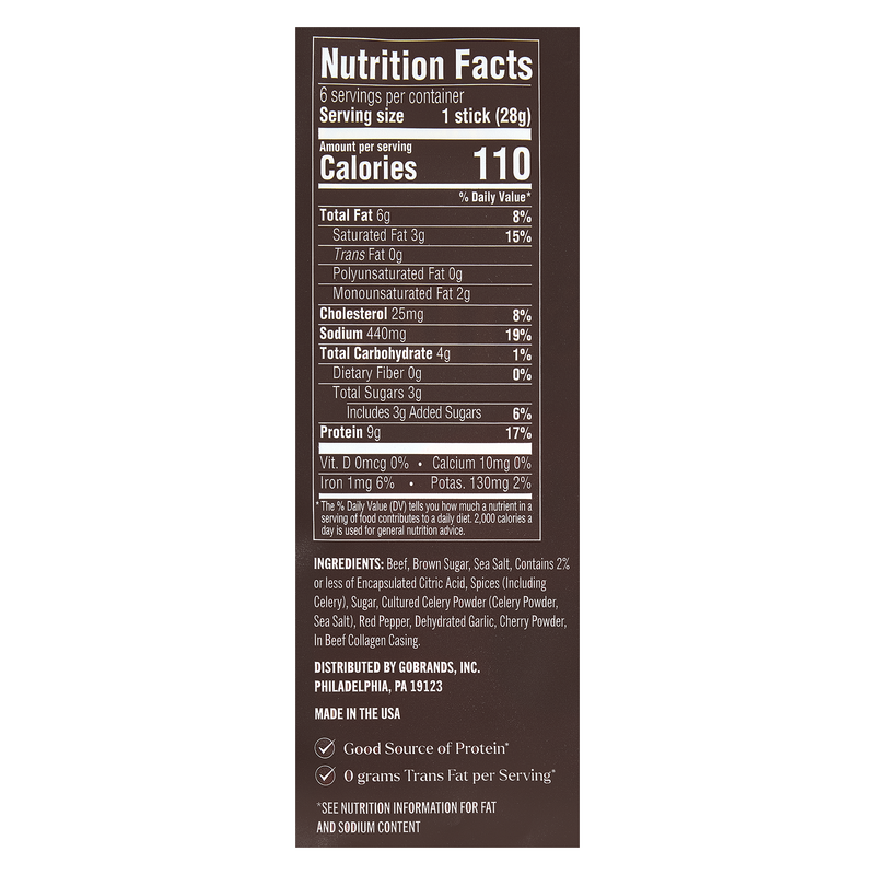 Basically Sweet Heat Beef Stick, 1oz