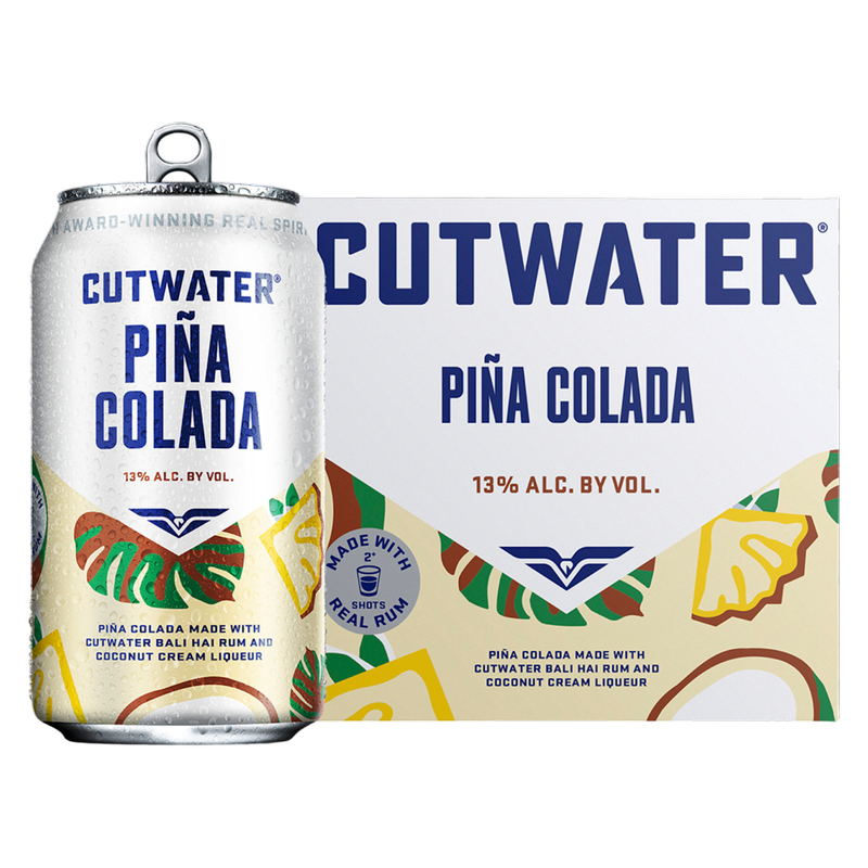 Cutwater Rum Piña Colada 4pk 12oz Cans 13% ABV