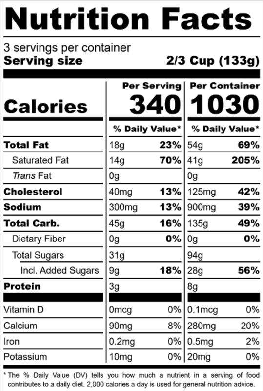 Humphrys Secret Breakfast Ice Cream 16oz