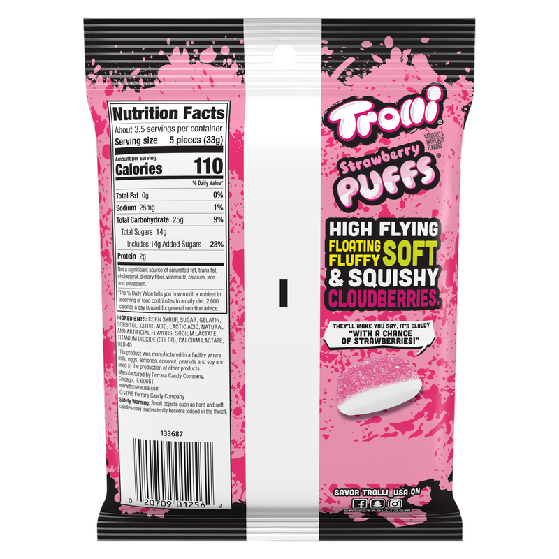 Trolli Strawberry Puffs, 4.25 oz