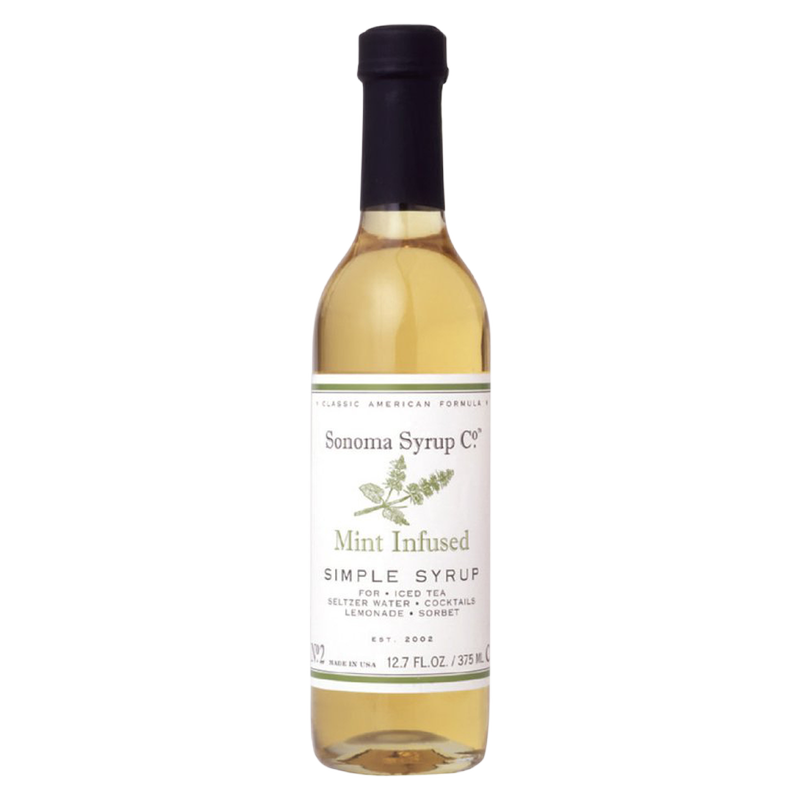 Ss Mint Infused Simple Syrup Single 12.7oz Btl