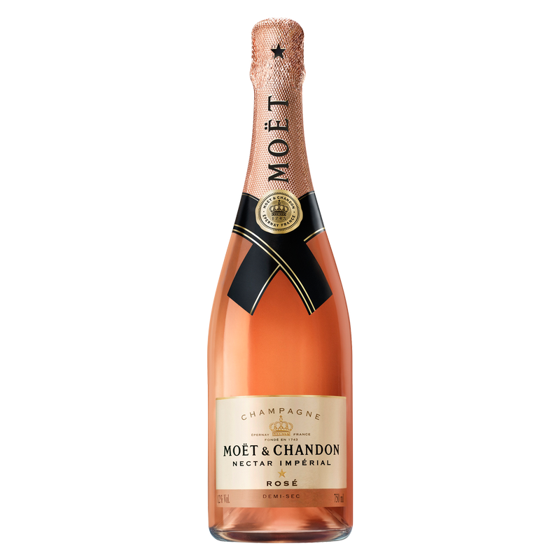 Moet & Chandon Demi Sec Nectar Imperial Rose Champagne 750ml
