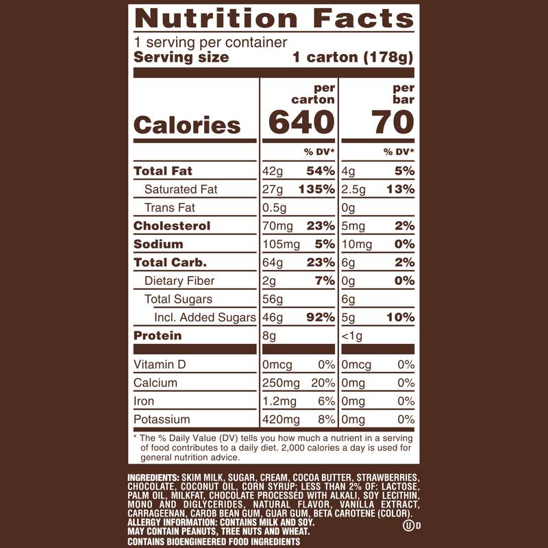 Dove Minis Vanilla & Strawberry Ice Cream Bars, 10ct