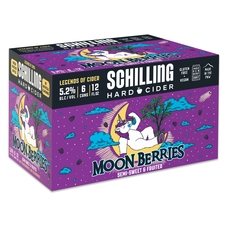 Schilling Hard Cider Moon Berries 6PKC 12 OZ
