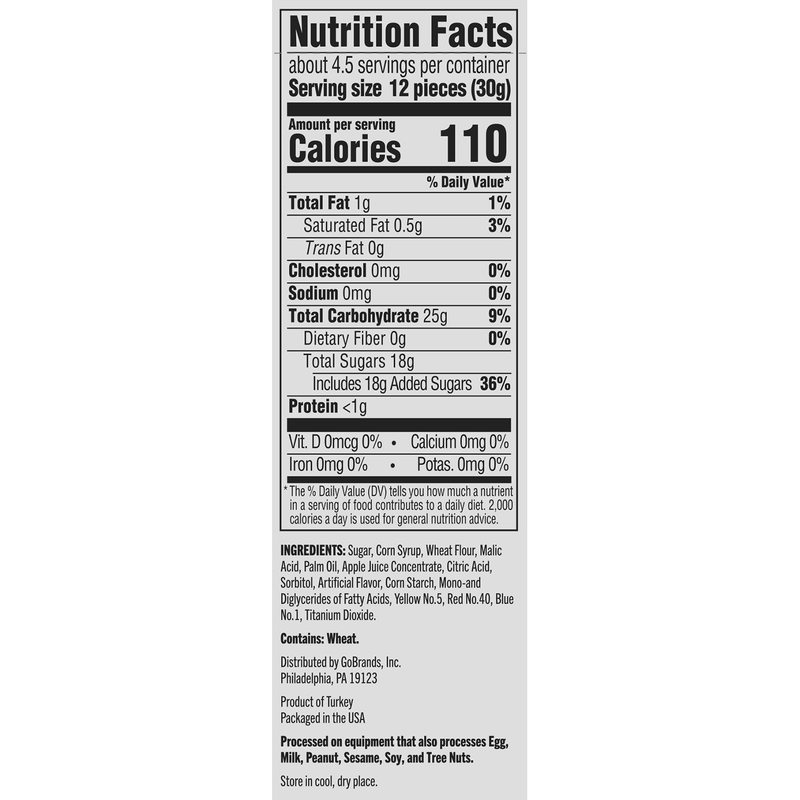Basically Sour Rainbow Bites 5oz