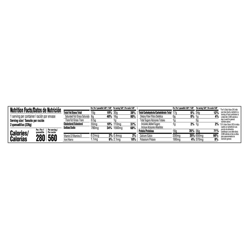 Delimex Chipotle Chicken Crispy Quesadillas, 8oz.