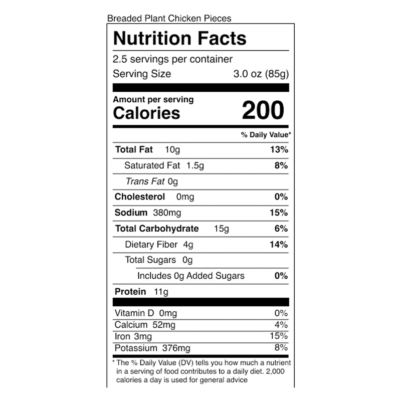 Daring Breaded Plant-Based Chicken Wings, Gluten-Free, 8oz