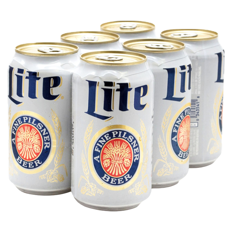 Miller Lite 6pk 12oz Can 4.2% ABV