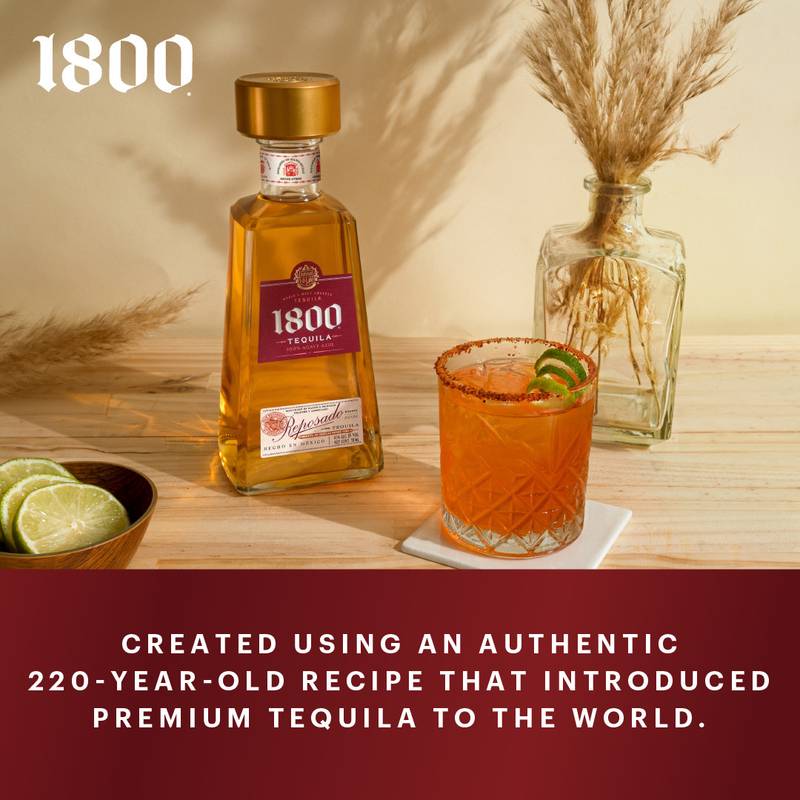 1800 Tequila Reposado 200ml (80 Proof)