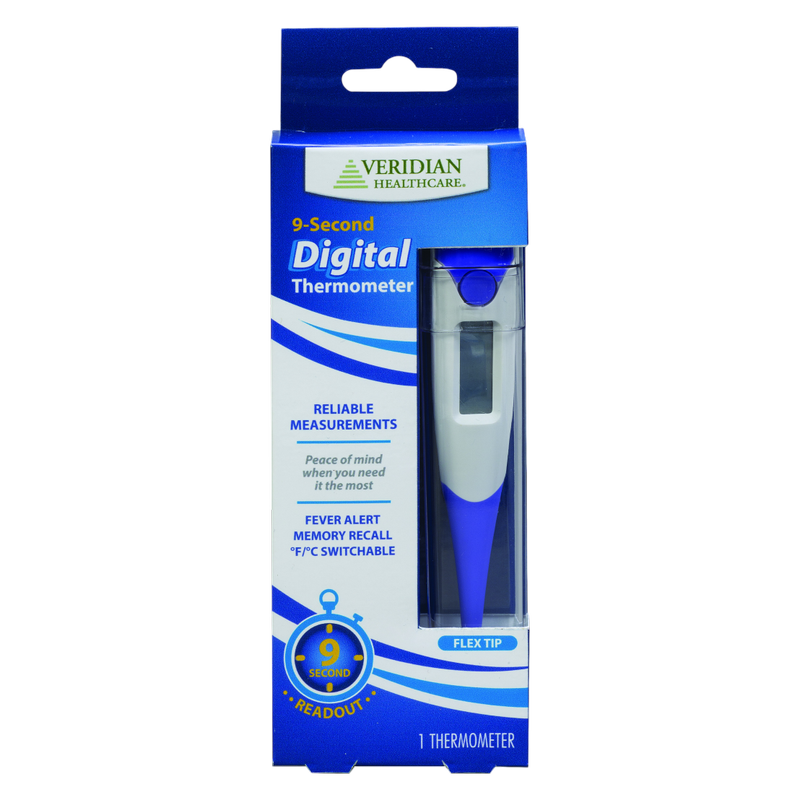 Veridian Healthcare 9-Second Digital Thermometer