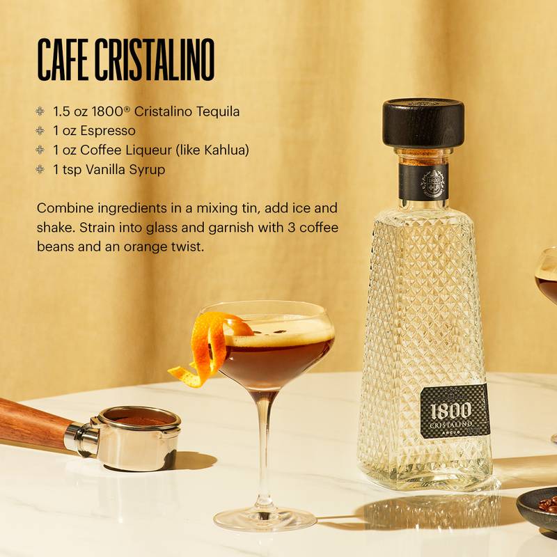 1800 Tequila Cristalino 750ml (80 Proof)