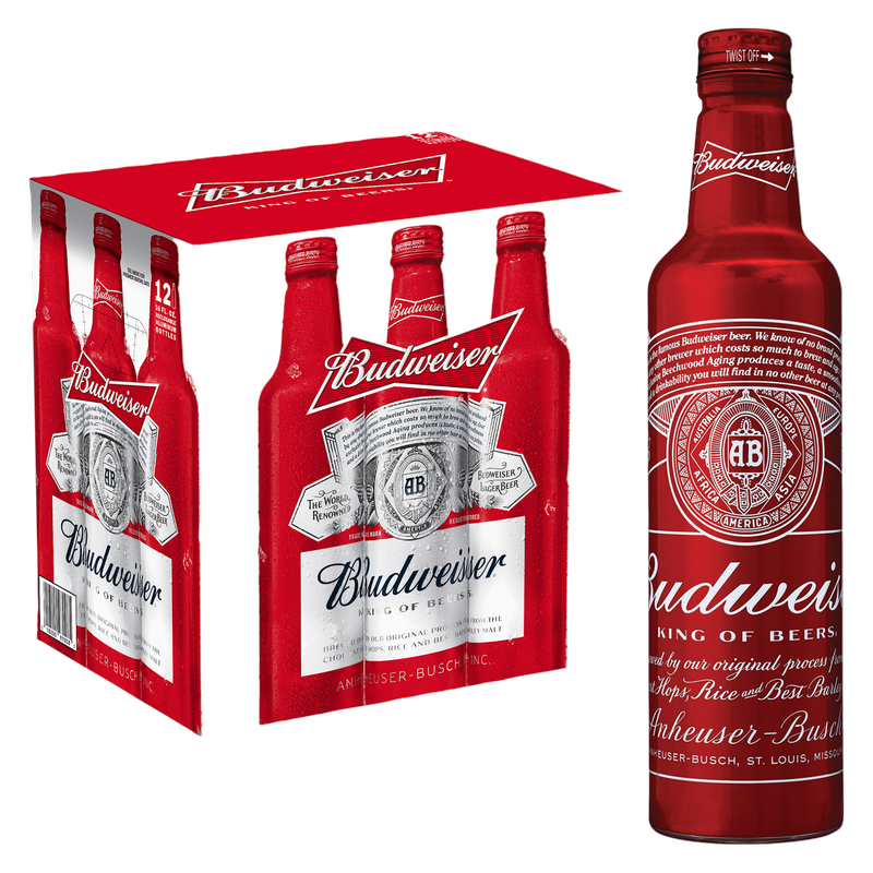 Budweiser 12pk 16oz Bottle 5.0% ABV