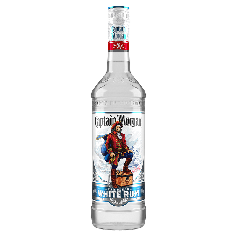 Captain Morgan White Rum 750ml (80 Proof)