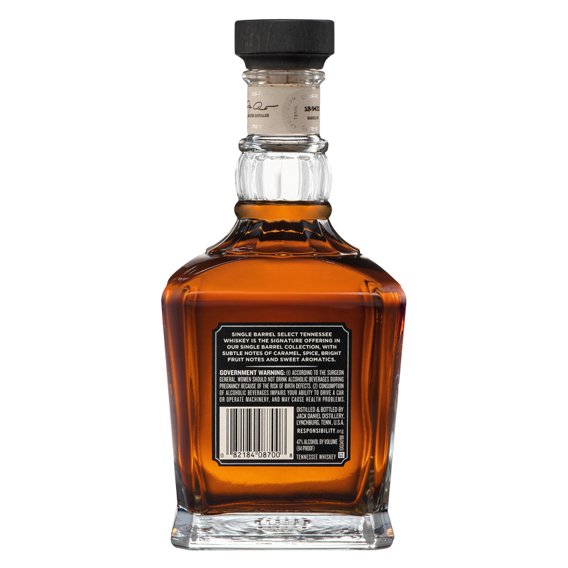 Jack Daniel's Single Barrel Select Tennessee Whiskey 750ml