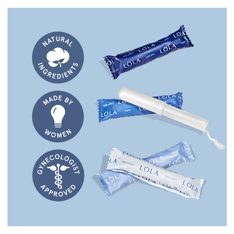 LOLA Regular Compact Tampons 20ct