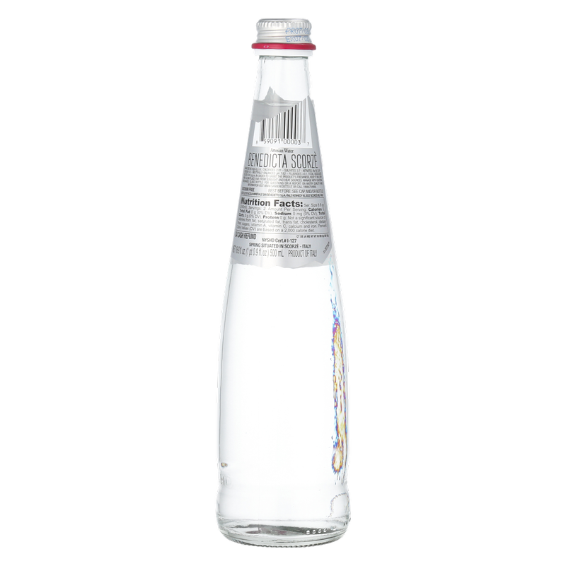 San Benedetto Prestige Still Water 500mL Glass Bottle