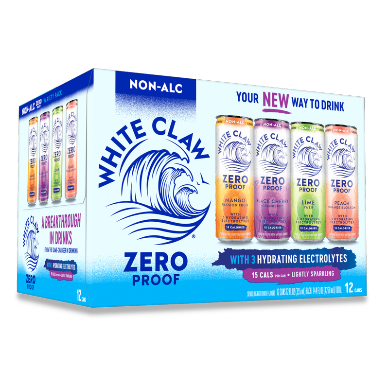 White Claw 0% Variety 12pk 12oz Can