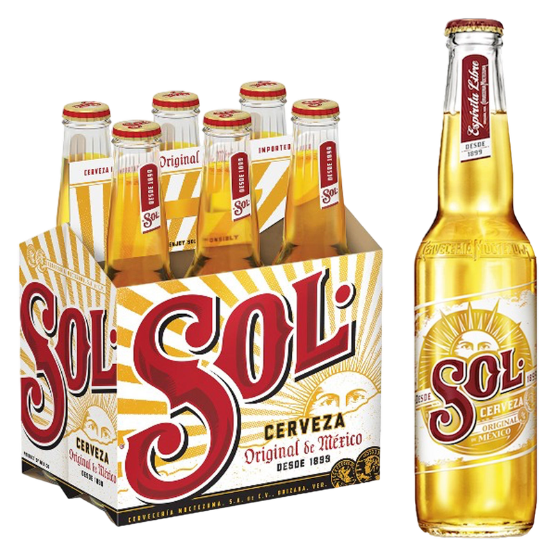 Sol 6pk 12oz Btl 4.5% ABV
