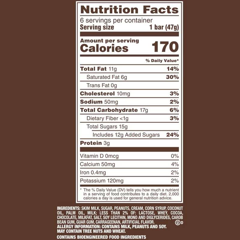 SNICKERS Peanut Butter Ice Cream Bars, 6ct