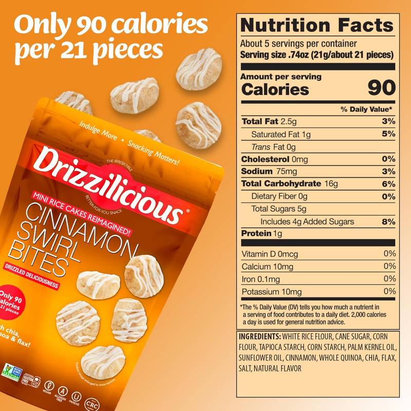 Drizzilicious Cinnamon Swirl, 4oz