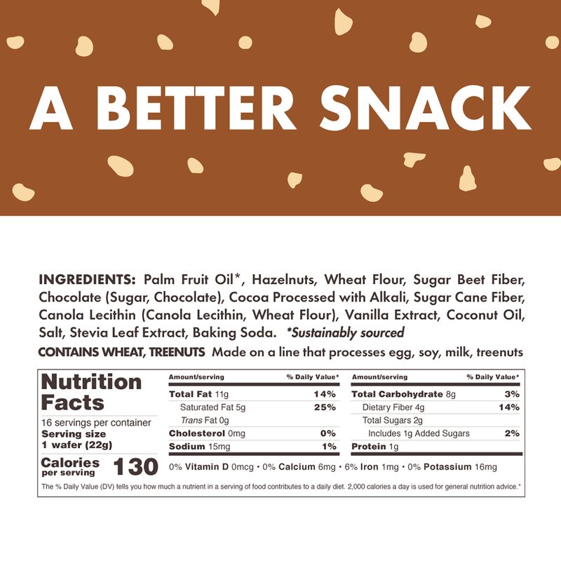Rip Van Chocolate Hazelnut Wafer Cookies, 0.78oz