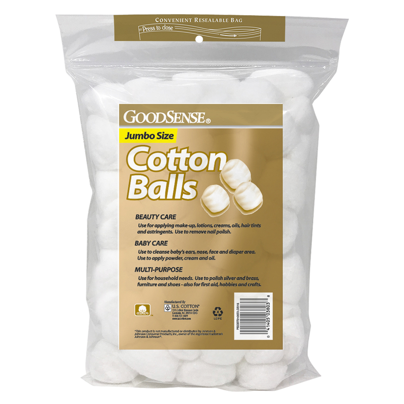 GoodSense Jumbo Size Cotton Balls 100ct