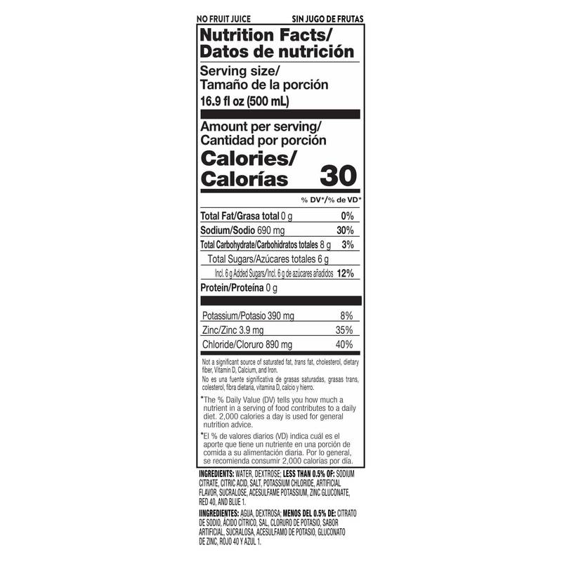 Pedialyte Grape Advanced Rehydration 16.9oz Btl
