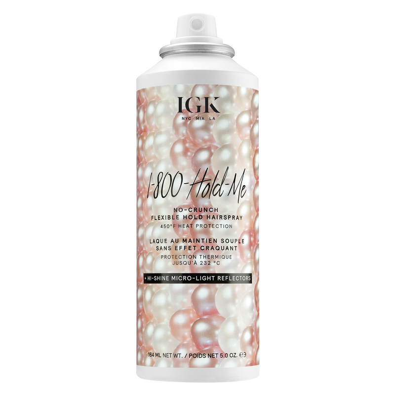 IGK Flexible Hold Hairspray: 1-800-HOLD-ME No-Crunch 5oz