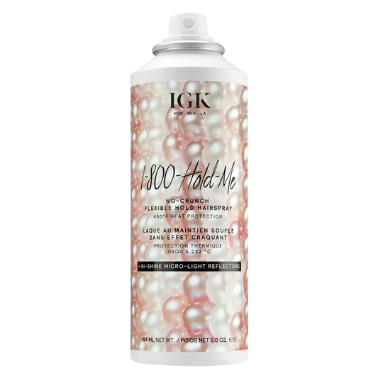 IGK Flexible Hold Hairspray: 1-800-HOLD-ME No-Crunch 5oz