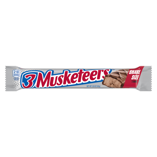 3 Musketeers King Size Candy Bar 3.28oz