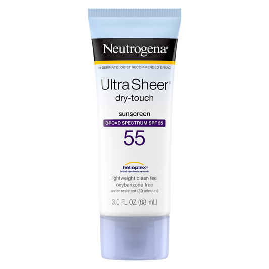 Neutrogena Ultra Sheer Dry-Touch Sunscreen Lotion Broad Spectrum SPF 55 3oz