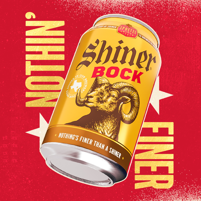 Shiner Bock Single 24oz Can 4.4% ABV