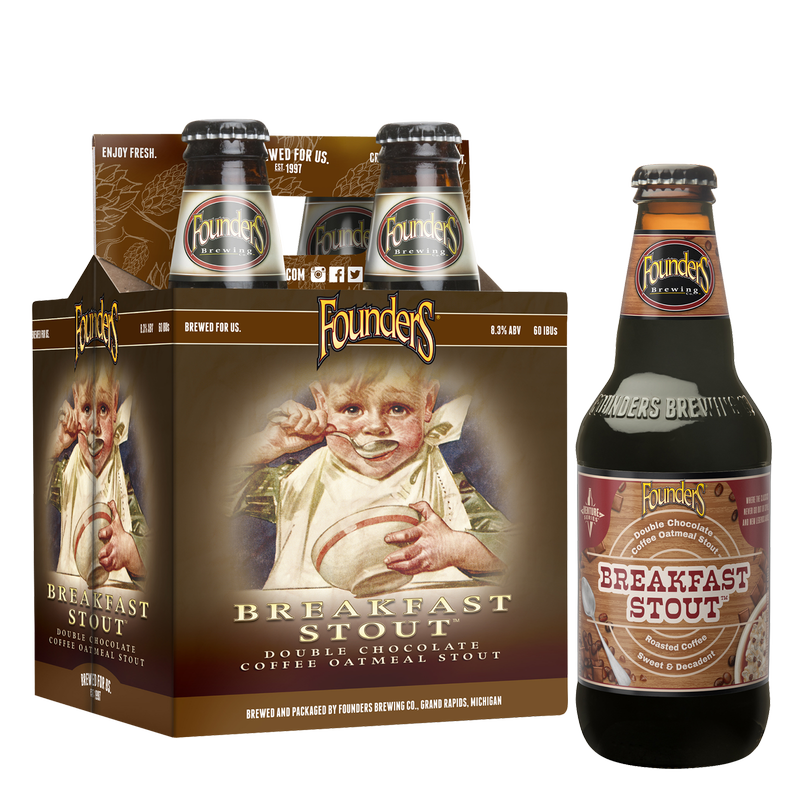 Founders Brewing Breakfast Stout 4pk 12oz Btl