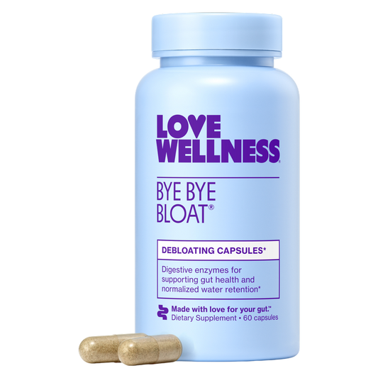 Love Wellness Bye Bye Bloat Debloating Capsules 60ct