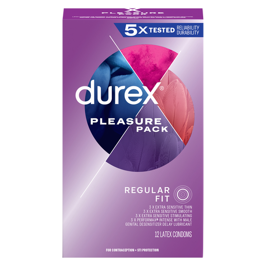Durex Pleasure Pack Condoms 12ct
