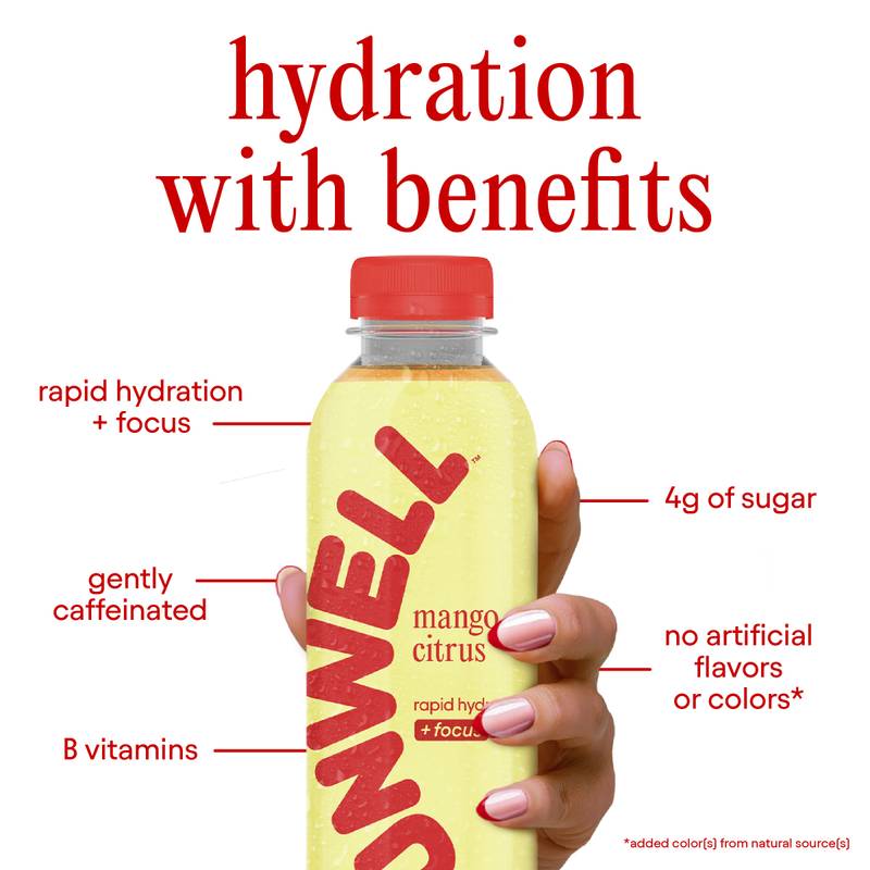 Unwell Strawberry Hydration Drink 16.9oz Btl