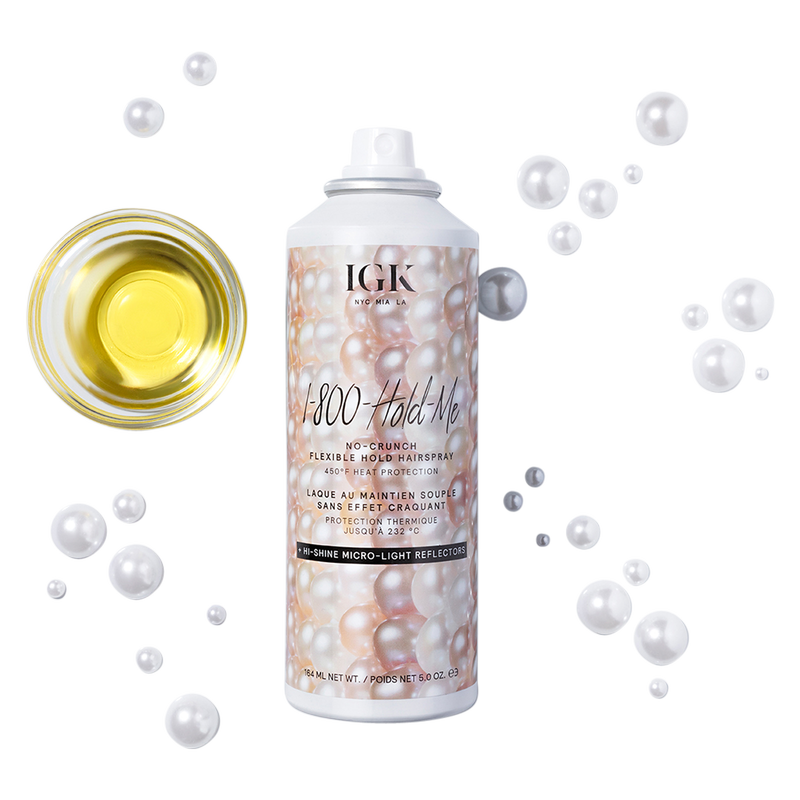 IGK Flexible Hold Hairspray: 1-800-HOLD-ME No-Crunch 5oz