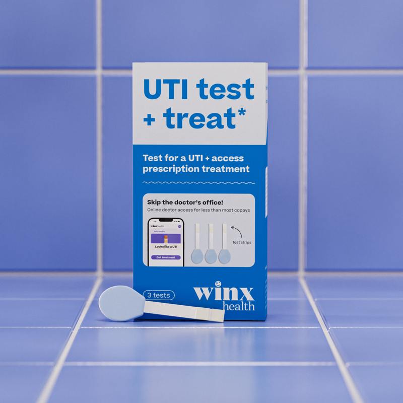 Winx Health UTI Test & Treat, 3ct