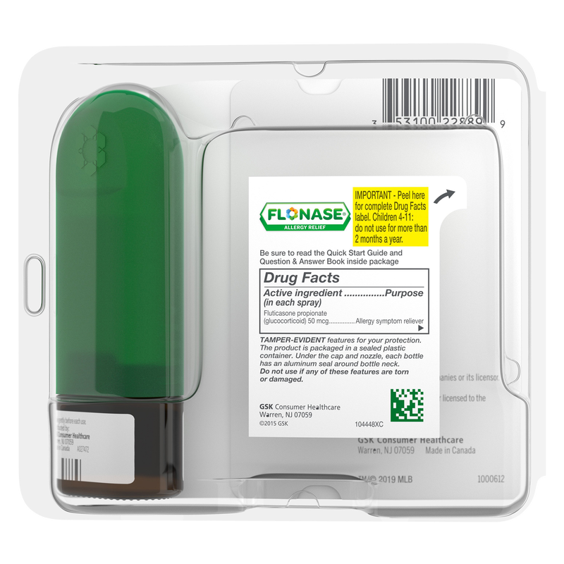 Flonase 24-Hour Non-Drowsy Allergy Relief Nasal Spray 72 Sprays