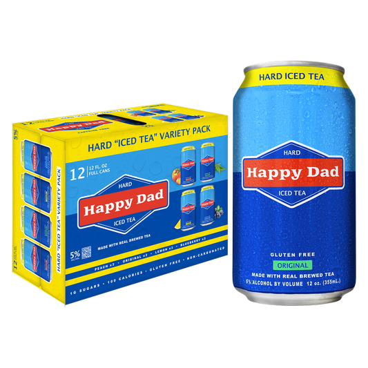 Happy Dad Hard Tea Variety Pack 12pk 12oz Can 5% ABV