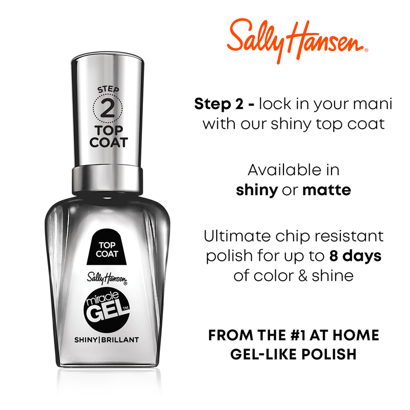Sally Hansen Miracle Gel Onyx-pected Nail Polish .5oz