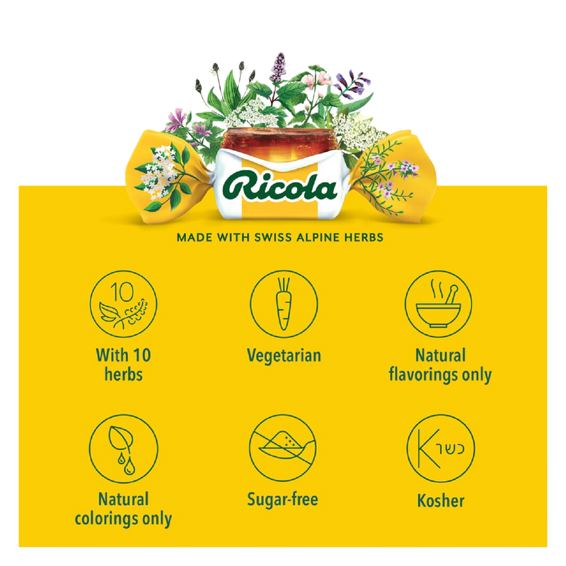 Ricola Lemon Mint Cough Drop