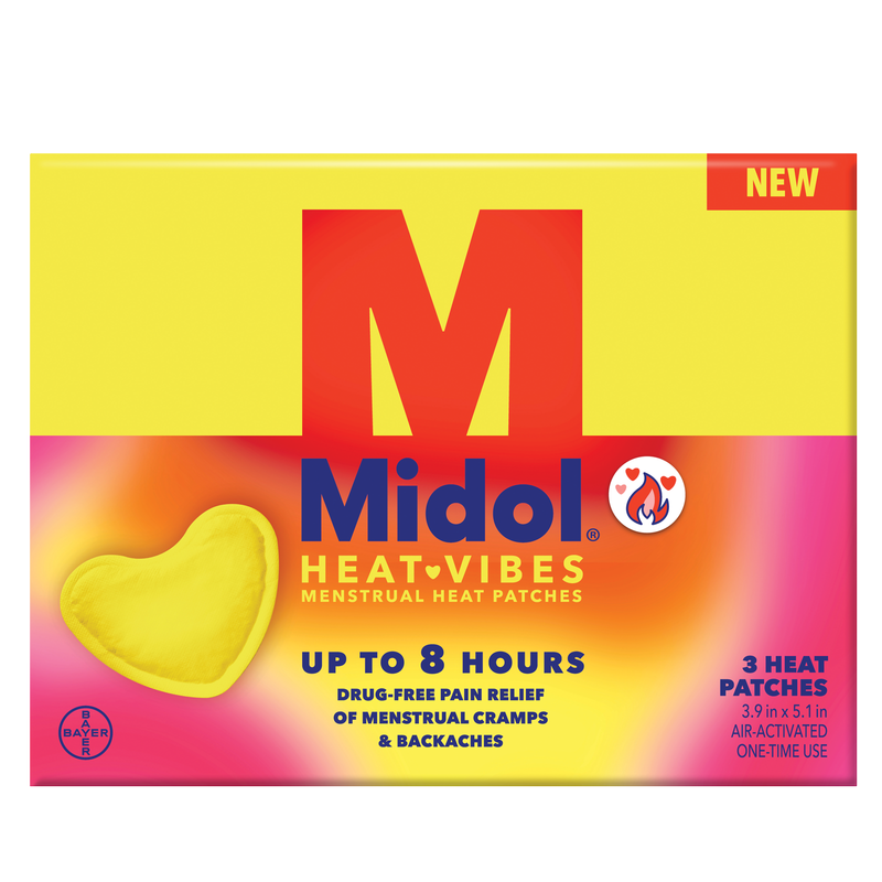 Midol Heat Vibes Patch 3ct