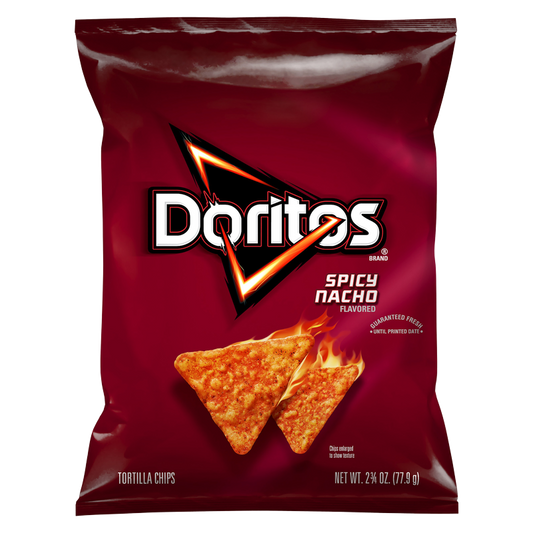 Doritos Spicy Nacho Tortilla Chips 2.75oz