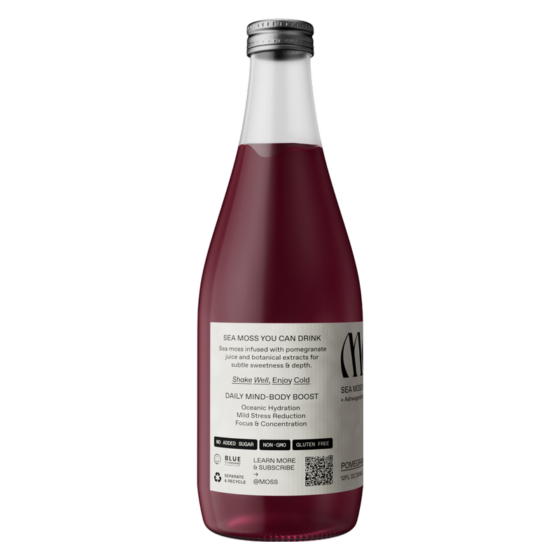 MOSS Pomegranate Sea Moss Beverage 12oz Btl